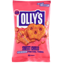 Ollys Pretzel Thins - Vegan Sweet Chilli - 10x35g