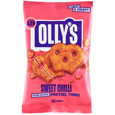Ollys Pretzel - Sweets Chilli Thins - 7 x 140g