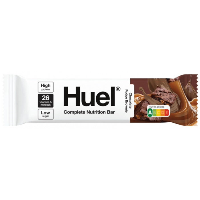 HUEL Complete Nutrition Bar Chocolate Fudge Brownie 12 x 51g