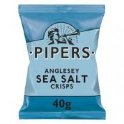 Pipers Anglesey Sea Salt Crisps 24 x 40g