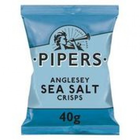 Pipers Anglesey Sea Salt Crisps 24 x 40g