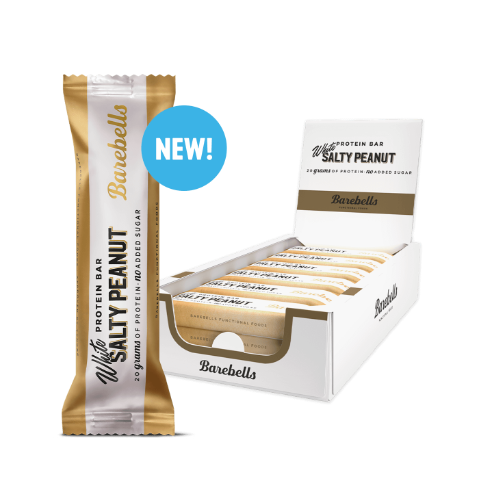 Barebells Protein Bar White Chocolate Salted Peanut 12 x 55g