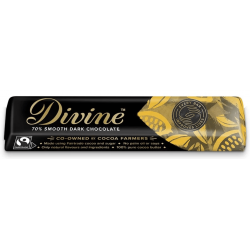 Divine Chocolate 70% Dark Chocolate 30 x 35g