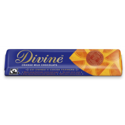 Divine Chocolate Milk Chocolate Orange 30 x 35g