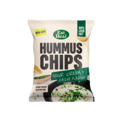 Eat Real Hummus Chips - Sour Cream & Chive - 18 x 45g