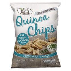 Eat Real Quinoa Sour Cream & Chive 10 x 80g