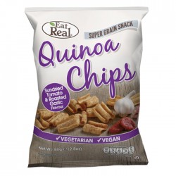 Eat Real Quinoa Chips Tomato And Roasted Garlic 12 x 30g