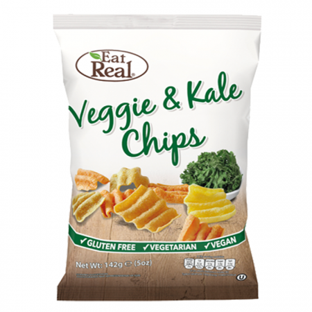Eat Real Veggie Tomato, Spinach & Kale Chips - 12 x 45g