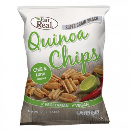 Eat Real Quinoa Chilli and Lime Chips 12 x 30g