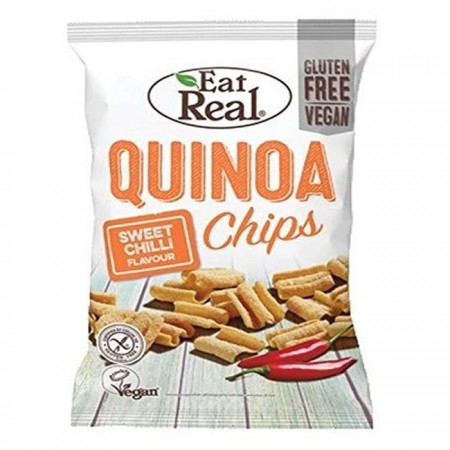 Eat Real Quinoa Sweet Chilli Flavour Chips - 10 x 80g
