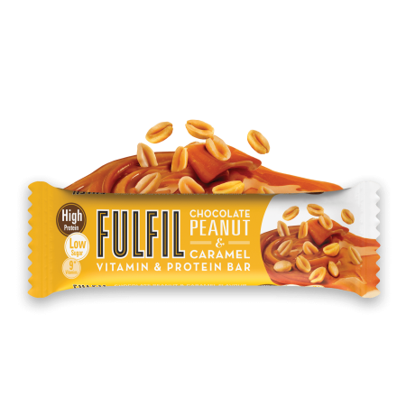 Fulfil 40g Vitamins & Protein Bar, Chocolate Peanut & Caramel - 15 x 40g