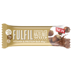 Fulfil Vitamins & Protein Bar, Chocolate Hazelnut Whip- 15 x 55g
