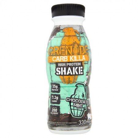 Grenade Carb Killa Shake - Choc Mint | 8 x 330ml
