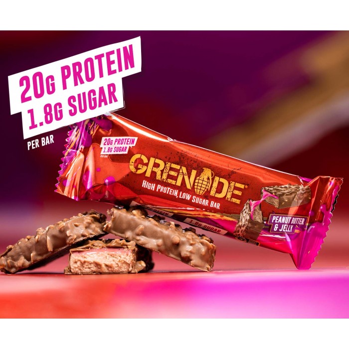 Grenade Carb Killa Bar Peanut Butter & Jelly 12 x 60g