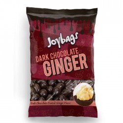 Joybags Dark Chocolate Ginger Bags | 12 x 150g 
