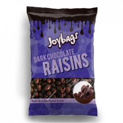 Joybags Dark Chocolate Raisins | 12 x 150g 