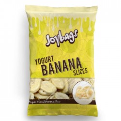 Joybags Yogurt Banana Slices Bag | 12 x 150g