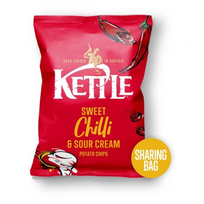 Kettle Chips Sweet Chilli & Sour Cream 12 x 130g