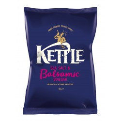 Kettle Chips - Sea Salt & Balsamic Vinegar - 12 x 130g