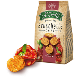 Maretti Bruschette Chips - Salami Pepperoni 15 x 70g