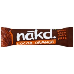 Nakd Cocoa Orange Gluten Free Bar 18 x 35g