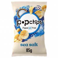 Popchips - Sea Salt Popped Potato Chips 8 x 85g