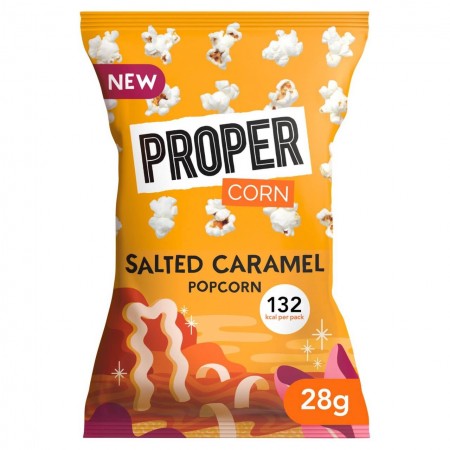 Proper Popcorn - Salted Caramel 24 x 28g
