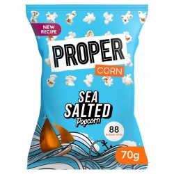 Proper - Lightly Sea Salted Popcorn 8 x 70g