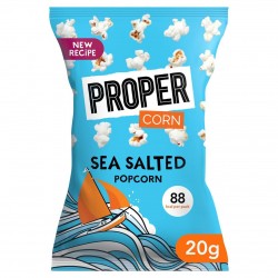 Proper Popcorn - Lightly Sea Salted 24 x 20g