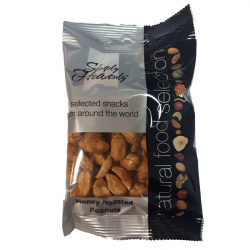 Simply Heavenly Nuts Honey Roasted Peanuts 12 x 40g