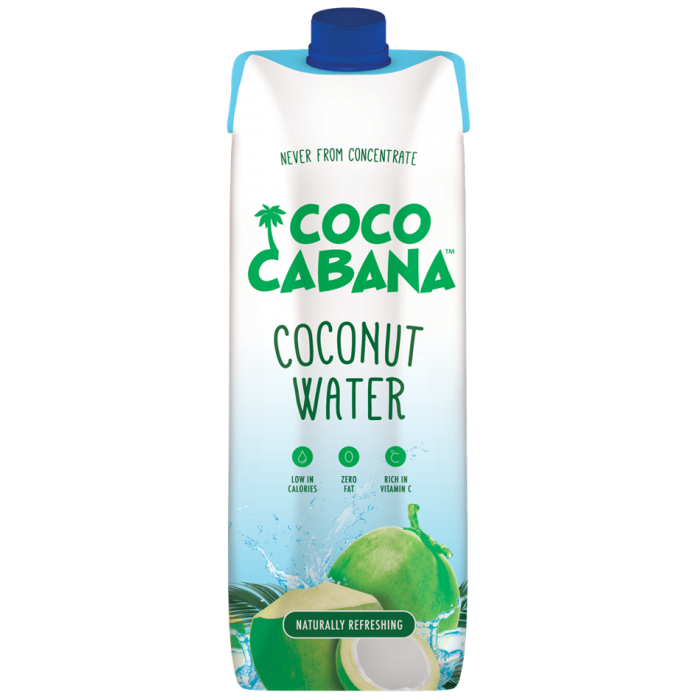 Coco Cabana Coconut Water 6x1 litre