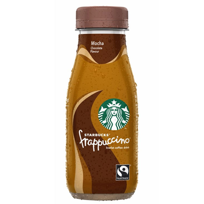 Starbucks Frappuccino Mocha Chocolate Flavour Coffee Drink 8 X 250ml PET Starbucks Frappuccino Mocha Chocolate Flavour Coffee Drink 8 X 250ml PET